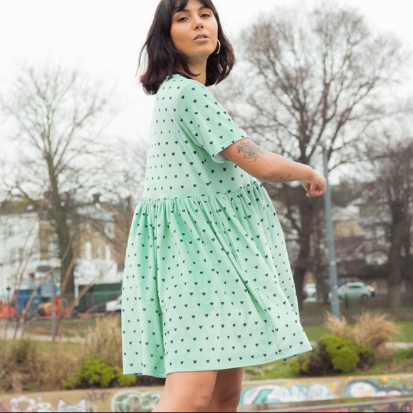 NWT Tallulah’s Threads Mint Green Love Bug Babydoll Dress - Picture 3 of 11